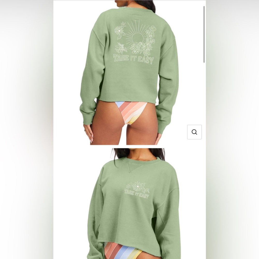 Billabong Light green Sweatshirt